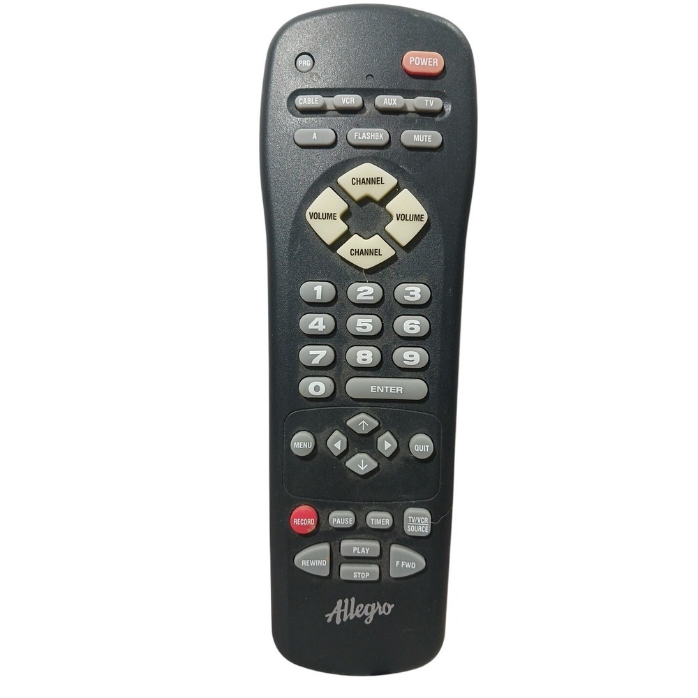 Allegro MBC4020 Remote Control Universal Cable VCR AUX TV‎ MBC 4020 Works